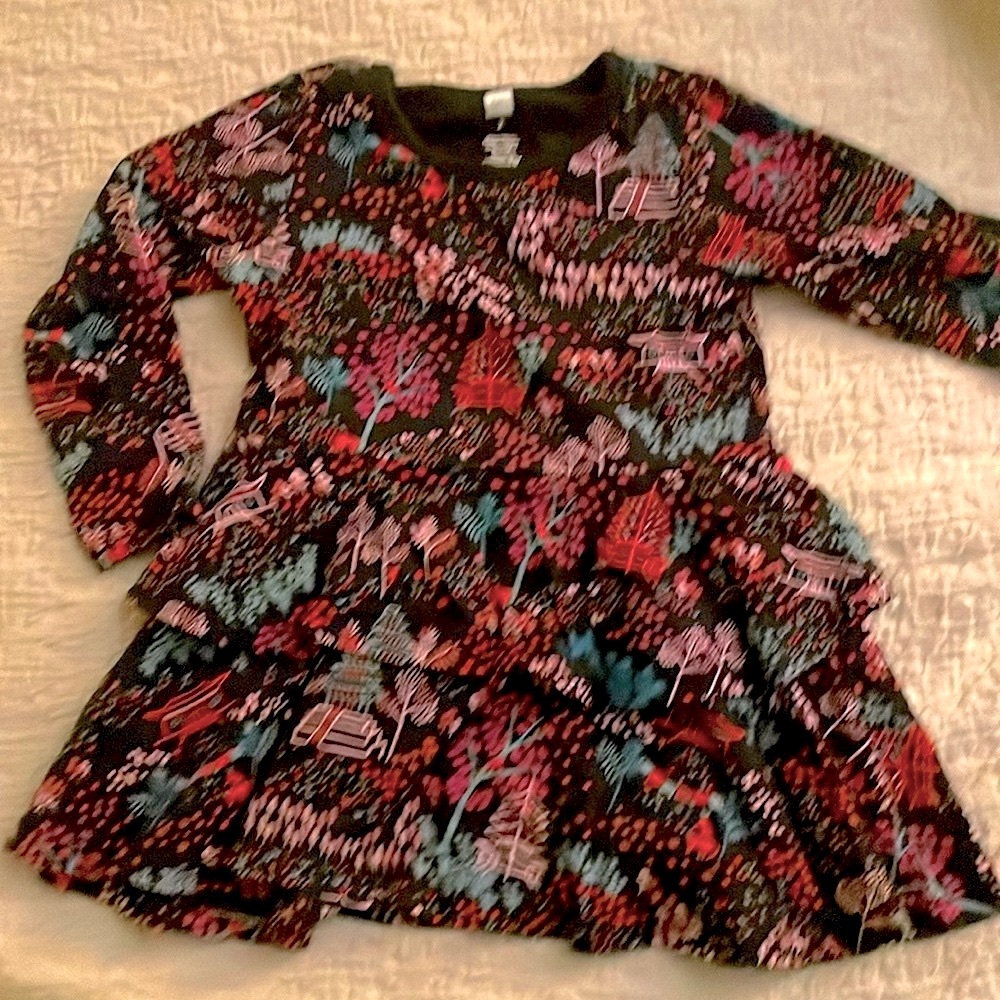 🌷Tea Collection pagoda pattern dress size 2 (toddler)
